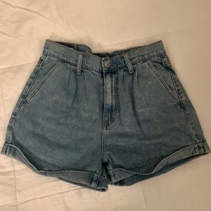 American Eagle high waisted mom jean shorts